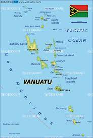 Aus griechenland und italien, island, hawaii, japan, indonesien, vanuatu. Karte Von Vanuatu Land Staat Welt Atlas De