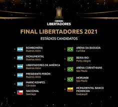 Antes da final da libertadores de 2020, entre palmeiras e santos no maracanã, a conmebol confirmou a premiação para a edição 2021 da. Os Estadios Candidatos A Receber A Final Conmebol Libertadores Facebook