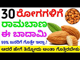 99             Health And Beauty Tips In Kannada Almonds      Youtube