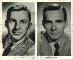 Press Photo David Wayne, Dennis Weaver in "Kings of Broadway"