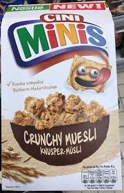 Ab 2014 nescafé® dolce gusto, kaffeegenuss auf höchstem niveau.jetzt klicken. Cini Minis Crunchy Muesli Nestle 420 G