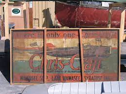 Any of our boat decals are available in a reverse cut option just add that in the customer comment section when you are checking out. Chris Craft Sign Classic Boats Woody Boater
