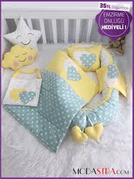 Modastra Baby Nest Su Yesili Tasarim Baby Nest Seti Ve Emzirme Onlugu Hediye Bebek Kundagi Emzirme Bebek