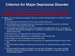 It is characterized by intense and recurring feelings of sadness and hopelessness, loss of interest in activities and accompanied by a variety of cognitive and physical symptoms. Ppt Major Depressive Disorder Powerpoint Presentation Free Download Id 1777230