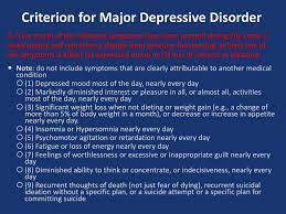 Symptoms of depression dsm 5. Ppt Major Depressive Disorder Powerpoint Presentation Free Download Id 1777230