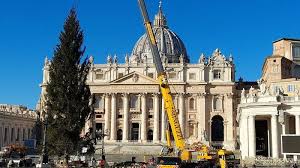 In the centre of the square stands out an egyptian obelisk (without hieroglyphics and built during the ramsete ii dynasty) brought to rome by emperor caligola in 37 b.c. Vatican Lights Up Christmas Tree In St Peter S Square
