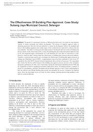 However, there are local authorities which are called city hall (dewan bandaraya) such as kuala lumpur city hall. Pdf The Effectiveness Of Building Plan Approval Case Study Subang Jaya Municipal Council Selangor