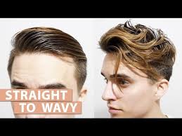 The best men's hair products for thin hair. Straight To Wavy Hair Without Using Any Products Men S Styling Tutorial Youtube