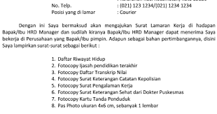 Contoh surat lamaran kerja & cv. Contoh Surat Lamaran Kerja Jne Contoh Surat