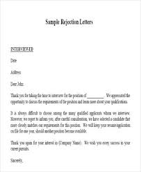 Jul 15, 2019 · the job rejection letter is your last opportunity to build a relationship with your job candidates. 9 Job Application Rejection Letters Templates For The Applicants 9 Free Word Pdf Format Download Free Premium Templates