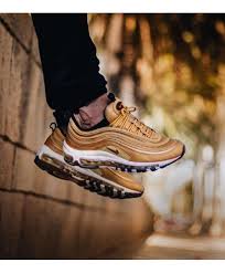Mens Nike Air Max 97 Og Qs Metallic Gold Trainer Nike Air Max Nike Air Max 97 Nike Air Max Mens