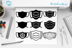 Nurse Mask Svg Face Mask Bundle Svg Medical Mask Svg Files In 2020 Svg Monogram Fonts Face Mask