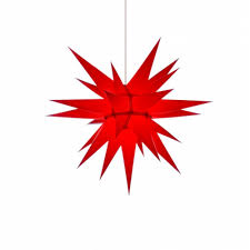 Herrnhuter Weihnachtsstern I6 Rot Mit Beleuchtung