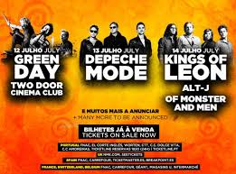 A última edição do nos alive teve um custo, para os bilhetes diários, de 59 euros, mas para o ano o bilhete diário para o nos alive 18' vai custar 65 euros, mais seis euros do que o ano passado, e. Green Day For Optimus Alive Live Clash Magazine