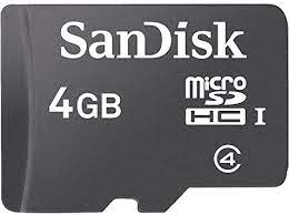 Sandisk 32gb class 4 microsdhc card with sd adapter and micro usb flash card reader / writer #r13. Sandisk Micro Sdhc 4gb Class 4 Speicherkarte Amazon De Computer Zubehor