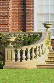 Steps With Balustrade And Ivy Railings Outdoor Outdoor Stone Stone Railings