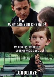 John Wick Dog Meme John Wick Meme Memes Scary Funny