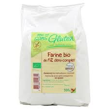 Farine De Riz 1 2 Complet Bio Ma Vie Sans Gluten 500g Shoptimise