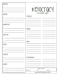 You have several options here. New Free Meal Planner Printable Ketocracy