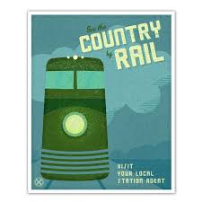 See The Country By Rail Train Station Poster By Johnwgolden 20 00 Boy Room Art Train Wall Art Train Posters