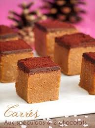 Petits Carres Aux Speculoos Deux Chocolats Recette Dessert Recettes Sucrees Gateaux Et Desserts