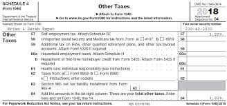 completing form 1040 the face of your tax return us