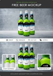 Download 45 Free Beer Bottle Mockup Templates Graphic Design Resources PSD Mockup Templates