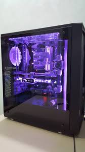 Water Cooling In Meshify C Album On Imgur Computer Setup Custom Computer Desktop Setup