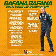 Bafana are set to face the cranes in a friendly international. Baxter Announces The Afcon 2019 Bafana Squad Fans React