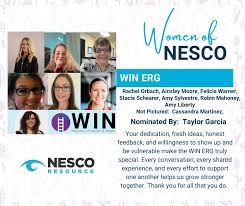 Last month, our Women's Initiative Network (WIN) led a powerful celebration  of the Women of Nesco, recognizing the incredible contributions of women  across our organization. Through nominations and spotlights, WIN helped  showcase