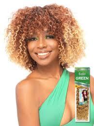 Bohemian 10" Solo Green 100% Remi Human Hair Weave