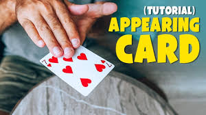 Use your thumb and middle finger to grip about 1⁄4 inch (0.64 cm) from the bottom edge of the card. Make A Card Appear Instantly Between Your Hands Magic Tutorial Q A Youtube