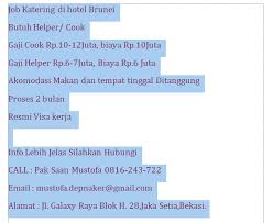 Loker depnaker‏ @lokerdepnakerid 23 сент. Loker Depnaker Home Facebook