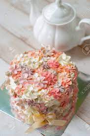 Amazing collection of happy birthday cake images. Buttercream Flower Cake Happy Birthday Cake Stock Photo Picture And Royalty Free Image Image 94057279