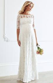 Asha Maternity Wedding Gown Ivory White Maternity Wedding Dresses Evening Wear And Party Clothes By Tiffany Rose Pregnant Wedding Dress Long Wedding Dresses Pregnant Wedding