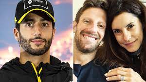 Lando definitely had more ricciardo pretty much matched lando's time on mediums. F1 Daniel Ricciardo Message From Romain Grosjean S Wife