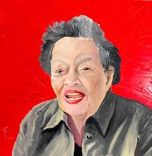 Vol. 26, No. 3 March 2022 Painting is by Carole Knudson Tinsley and is part  of her exhibition Past to Present: Retrospective: 60