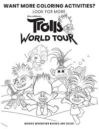 Or play online on our site with the interactive coloring machine. Trolls World Tour Coloring Pages Youloveit Com