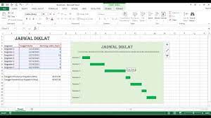 Ingin membuat kartu nama dengan cepat, namun tidak memiliki perangkat lunak desain yang mahal? Cara Membuat Gantt Chart Jadwal Schedule Di Microsoft Excel 2013 2016 Youtube