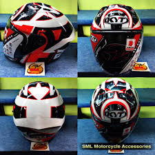 Scorpion helmet exo 1000 scorpion exo 220 jet helmet black. Kyt Nfj Fabio Quartararo Open Face Helmet With Double Visor Shopee Malaysia