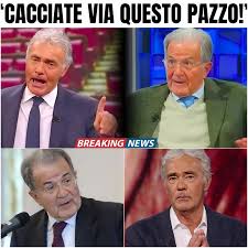 🚨 RISSA Sfiorata in Diretta! Prodi FUORI CONTROLLO: Giletti interviene e SVENTA LA RISSA in Extremis! 😱 Nel momento più teso della trasmissione, Prodi esplode improvvisamente, urlando: “Se non fermo tutto ora,