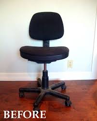 Before After Melinda Ann S Dressed Up Office Chair Cheap Office Chairs Office Chair Recover Office Chairs