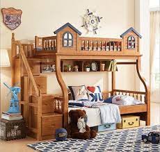 ロフトベッド aliexpress com経由 中国 ロフトベッド 供給者からの 子供ベッド用男の子と女の子寝室家具城二段ベッド子供の双子ダブルシングルロフトベッド slaapkamer madeliefjes