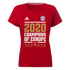 Adidas T Shirt Women Ucl Winner 2020 Official Fc Bayern Munich Store