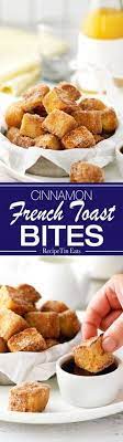 As it turns out, all you need to make french toast on the go is a toaster oven and some tinfoil. Cinnamon French Toast Bites Recipetin Eats