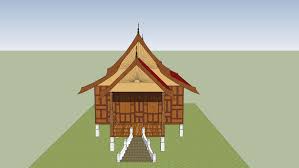 An edition of rumah tradisional melayu melaka (1992). Rumah Melayu 3 3d Warehouse