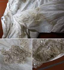 Thanks to omaha lace cleaners my mother's 60 year old satin heirloom gown is wearable. Diy How To Clean Your Wedding Dress