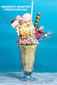 Smirnoff Whipped Cream Milkshake Milkshake Yummy Drinks Desserts