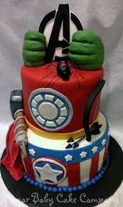 Each piece is unique and popularly used on cupcakes, can be placed on tiered and flat cakes. Avengers Birthday Cakes