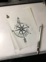 Compass Tattoo Sketch Today Pin Bocetos Tatuajes Diseno De Tatuaje De Compas Brujula Mandala